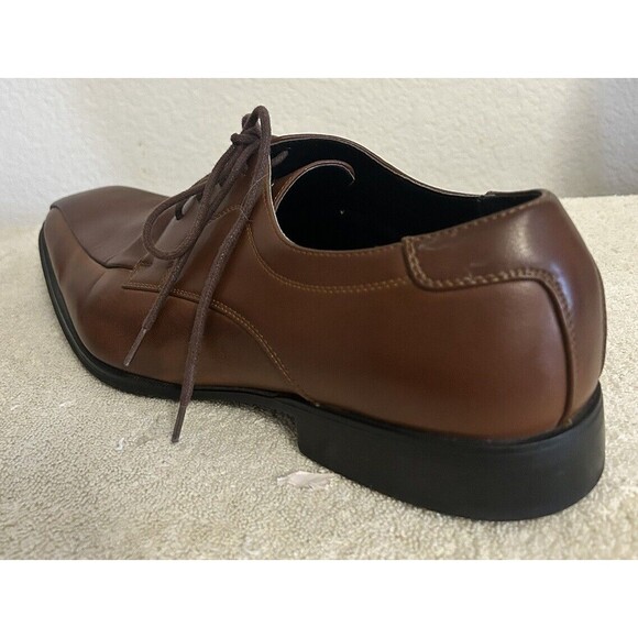 Alfani Dress Shoes Men's Size 13 M Seth Brown Oxfords - Picture 6 of 10